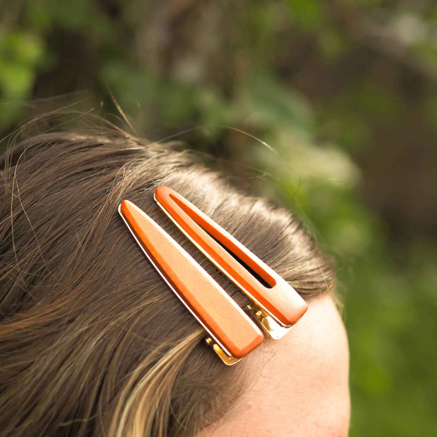 Brush it On Zero-Waste Wooden Hair Clips